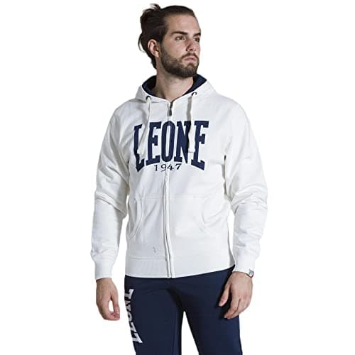 LEONE 1947 Sweat À Capuche Éclair Homme Hiver Fashionably Unique