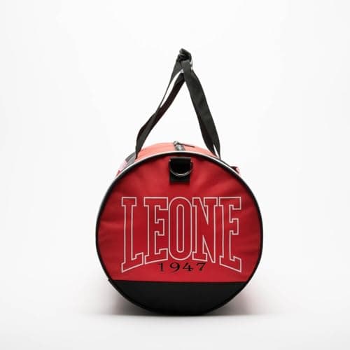 Leone 1947 Sac de sport Iconic Rouge - Multi-usages Gym Voyage, 60 x 32 cm, Sac Résistant en Rouge