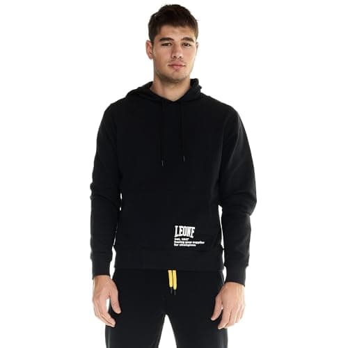 LEONE 1947 Sweat Homme Capuche Active Sport Confortable Étanche M L XL
