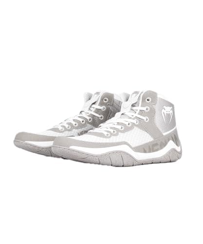 Venum Elite Chaussures de Lutte en Cuir Synthétique pour Fighters - Fermeture Élastique, Résistantes auxabrasions, Taill