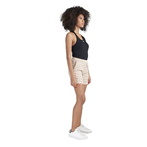 LEONE 1947 - Chic Boxing Short Floral Pattern pour Femmes en Sandy (80) - Mode Élégante
