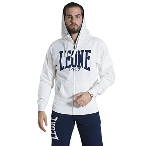 LEONE 1947 Sweat À Capuche Éclair Homme Hiver Fashionably Unique