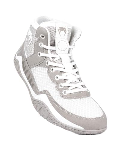 Venum Elite Chaussures de Lutte en Cuir Synthétique pour Fighters - Fermeture Élastique, Résistantes auxabrasions, Taill