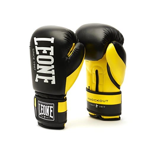 LEONE 1947 Knockout Gants de Boxe Mixtes pour Combattants Professionnels et Dé butants sur Gym et Ring