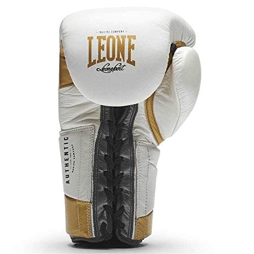 LEONE 1947 Authentic Gants de Boxe Mixte pour Homme en Combat de Gymnasium dotés de palmes en Microfiber avec poignets a