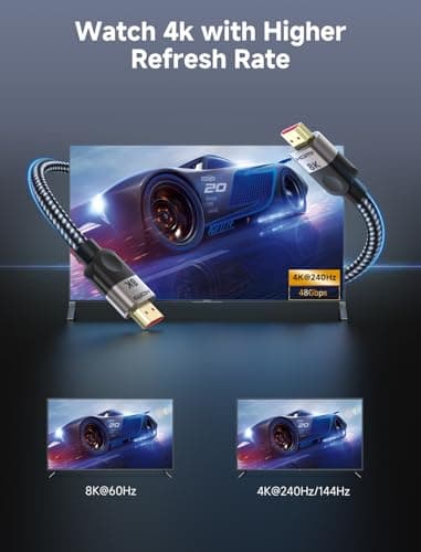 Southlight Câble HDMI |1 5 m pour 8K/60 Hz 4K/120 Hz/48 Gbps Écran Ultra-HD Compatible PS5/Xbox