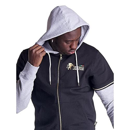 LEONE 1947 Sweat à Capuche Homme Doré - Hiver Sportif - M4083T5F01