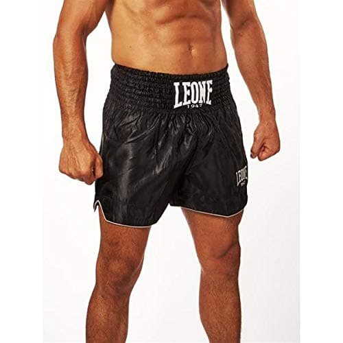 LEONE 1947 Short de Boxe Thai Compressif Mixte pour Entraînement - Modèle Ab766