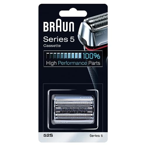 Braun 52B Noire, Tête De Rasoir De Rechange Originale, Compatible Avec Les Rasoirs Series 5, Rasage Hommes, Brossage De — Series 5 52S