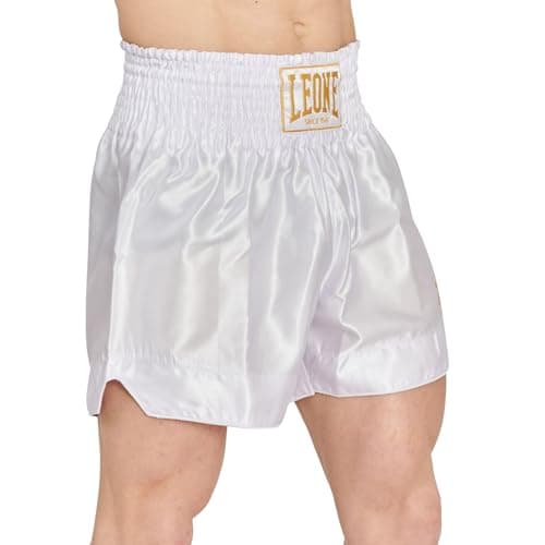 LEONE 1947 Pantaloncino Kick Basic Short Mixte - Shorts Unisex pour Homme/Femme, Tissu Léger Respirant, Idéal pour le Sp — Blanc