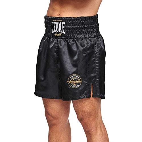 LEONE 1947 Short Boxe Authentique en Noir pour Homme en Salon de Réception Élégant et Confortable AB243