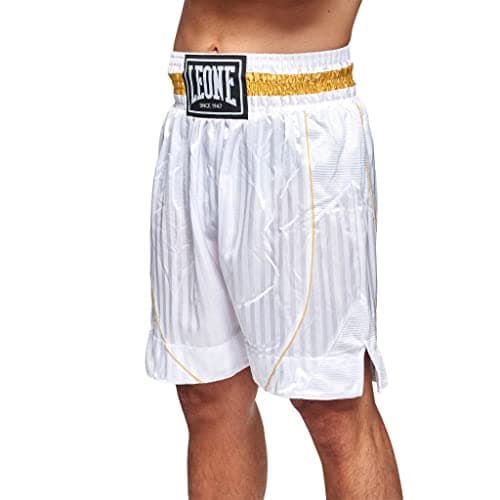 LEONE 1947 Premium, Short de Boxe Mixte pour Athlètes en Forme, Combat Sports, Gouvernement