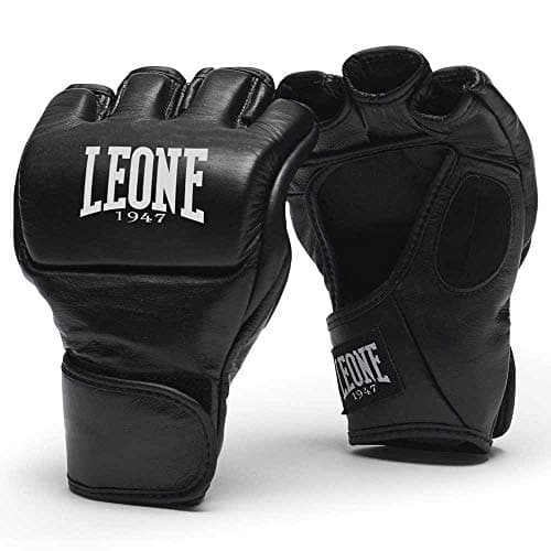 Gants MMA LEONE 1947 Bellator GP115 Noir pour Combateurs Avancés en Usage Intense
