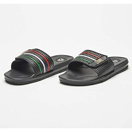 LEONE 1947 Mixte Multiprise de Douche Chaussons Électriques WarmTouch Technologie Taille EU 40 Noir