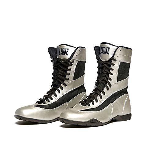 Bottes de boxe LEONE 1947 Legend pour Mixte en combat — Argent