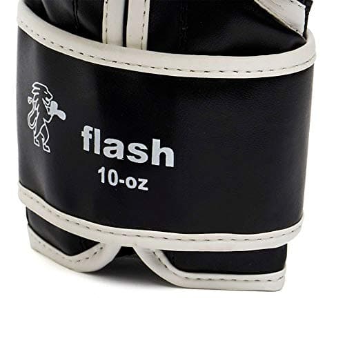 LEONE 1947 Gants de Boxe Junior Flash Noir 4 OZ GN083J Enfant Unisexe