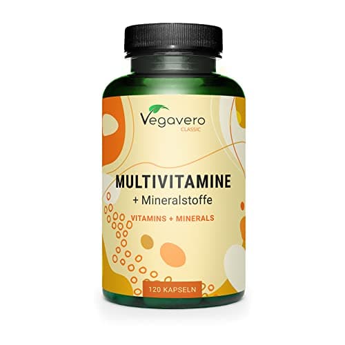 Vegavero A-Z Multivitamines et Minéraux | Sans Additifs | Homme & Femme | Énergie Anti Fatigue | 120 Gélules | VEGAN