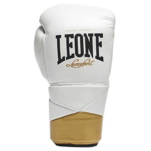 LEONE 1947 Authentic Gants de Boxe Mixte pour Homme en Combat de Gymnasium dotés de palmes en Microfiber avec poignets a