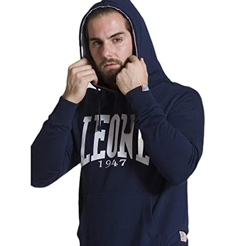 LEONE 1947 Sweat Capuchon Sportif Homme - Polyeste Stretchable|Élastique|Décontracté |Sports|Bain|Chasse|Travail|Taille