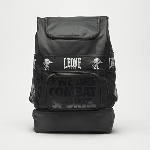 Sac À Dos LEONE 1947 Ambassadeur Noir pour Adulte Unisexe, Design Élégant et Fonctionnel, Taille Unique AC952