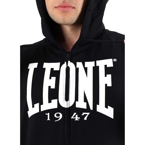 LEONE 1947 Sweat À Capuche Fermeture Éclair Homme Sans Manches - Fonctionnelle et Stylish - M320T8F10