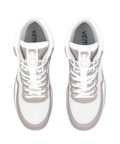 Venum Elite Chaussures de Lutte en Cuir Synthétique pour Fighters - Fermeture Élastique, Résistantes auxabrasions, Taill