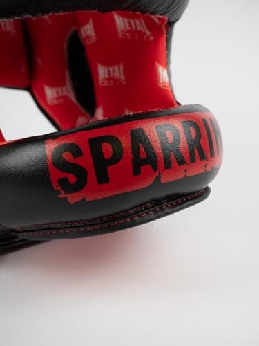 Casque à Barre de Sparring en Métal pour Senior - Sécurité Élevée - Idéal pour l'Entraînement en Circuit - Modèle Profes