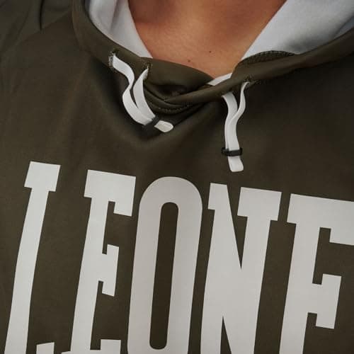 LEONE 1947 Logo Hooded Sleeveless T-Shirt Tricot Homme Noir Taille M