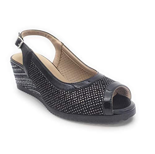 Leone Shoes Chaussures Confortables Élégantes Fabriquées en Italie Par des Artisans Italiens - Noir - Taille 40 EU