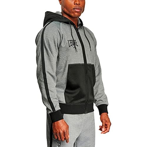 LEONE 1947 Men's Hoodie - Soft Melange Fabric Comfortable Casual Wear for Any Season ABX611