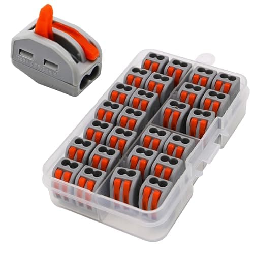 CONNECTEURS ÉLECTRIQUES CESFONJER 16 Pièces Rapides et Compacts pour Câbles PCT-215 (5 Ports) — Kit de connecteurs de câbles - 2