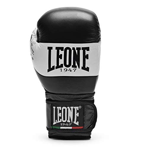 LEONE 1947 Gants de Boxe Shock Absorption pour Boxeurs - Sangle Élastique - 18 oz - Boxe en Sala de Sport
