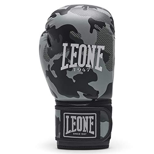 Leone 1947 Gants de boxe Camouflage Gris GN324 - Boxe professionnelle confortable et durable