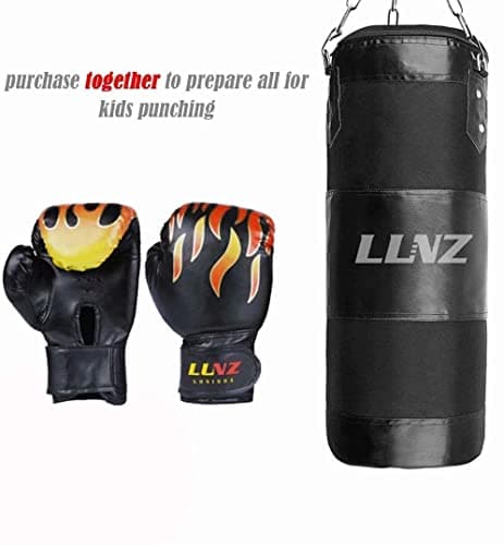 Luniquz Gant de Boxe pour Enfant 3-16 Ans, Cuir Synthétique, Gant d'Entraînement MMA et Muay Thai 8OZ, Spécialisé dans l