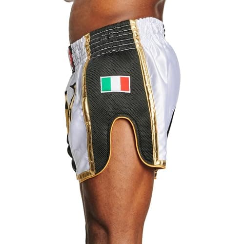 LEONE 1947 Pantaloncini Boxe Sportif Mixte pour Usage Sportif et Entraînement - Élastique - Gris