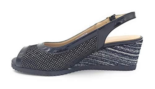Leone Shoes Chaussures Confortables Élégantes Fabriquées en Italie Par des Artisans Italiens - Noir - Taille 40 EU