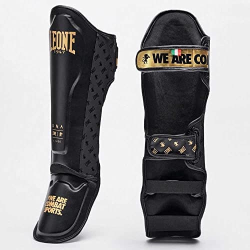 LEONE 1947 Protège-tibias Noir pour Athlètes Multi-sport Comfort et Protection