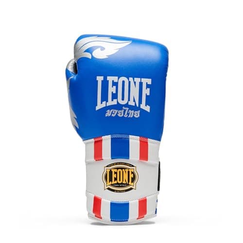 Leone 1947 Gants Boxe Thai en Cuir pour Entraîneurs - Modèle GN114, Protection Élevée, Respirant