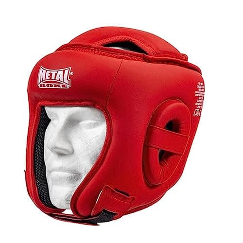 Casque de compétition métal bleu pour seniors