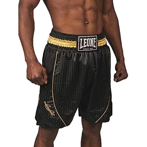 LEONE 1947 Premium Boxe Short Mixte pour Combat et Entraînement Ergonomique Taille Classique 120g/m)=='Matière Élastique