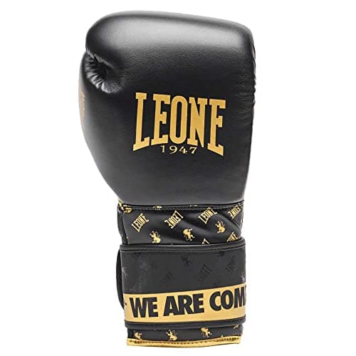 Gants de boxe en cuir artificiel Leone1947 16 oz pour amateurs en salle de gym