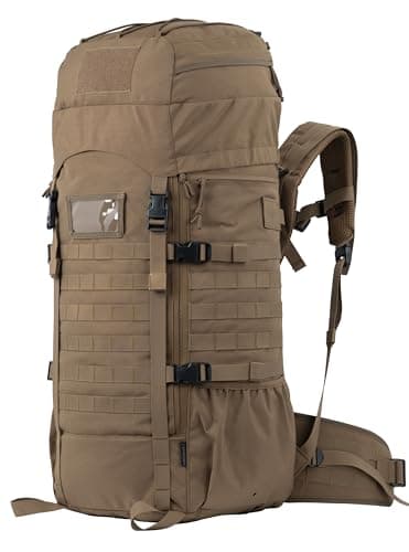 BACKFERRY Sac à dos tactique de 75 l avec cadre interne Molle système d'hydratation pour chasseurs et randonneurs