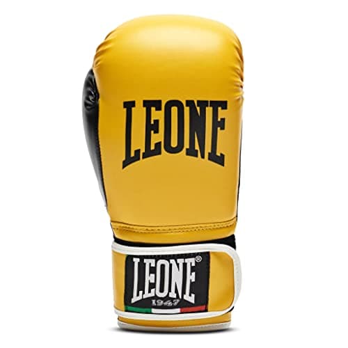LEONE 1947 Gants de Boxe Flash Amortissement Supérieur 12oz 100% Cuir Pleine Flore pour Entraînement Professionnel et Co