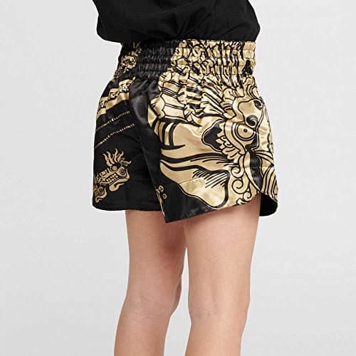 **LEONE 1947 Short Noir/Or Taille XL - Pantalon de sport élégant et confortable**