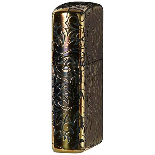 Zippo Classic Arabesque Logo oxydé Dorure | Homme | Cérémonies et Evenements Spéciaux | Feu Continu et Durabilité | 5 Fa