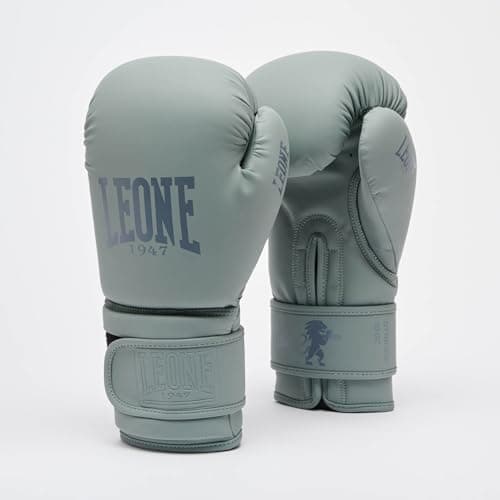 Leone 1947 Gants de Boxe Noirs et Blancs pour Professionnels en Combat — Gris Clair