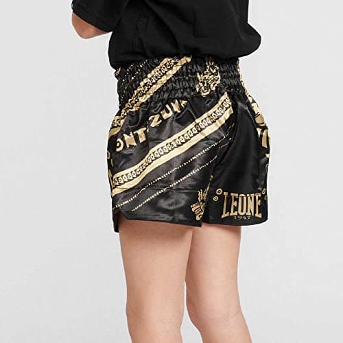**LEONE 1947 Short Noir/Or Taille XL - Pantalon de sport élégant et confortable**