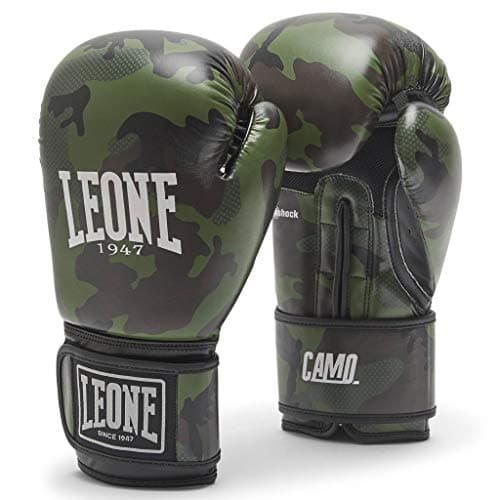 LEONE 1947 Gants de Boxe Camo Unisexe Adulte - Léger Anti-Slip pour Training & Combat