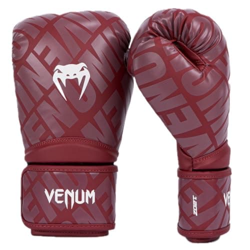 Gants de Boxe Unisexe Venum Contender — Burgundy/Blanc