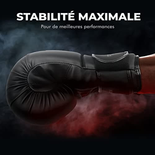Gants de Boxe FIGHTR® Premium - Stabilité Idéale & Puissance de Frappe | Pour la Boxe, Le MMA, Le Muay Thai & Le Kickbox